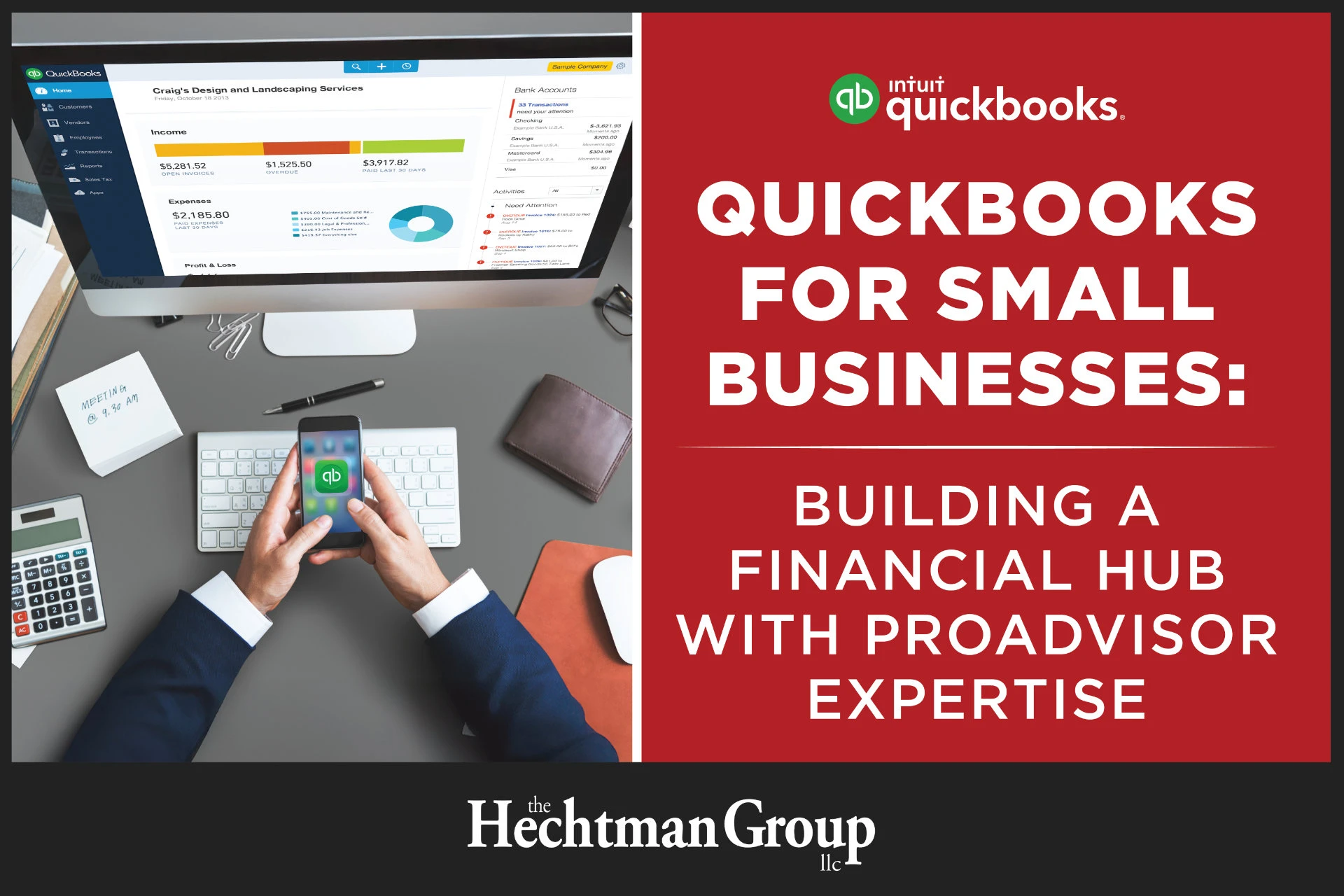 QuickBooks Expertise for Small Businesses The Hechtman Group Chicago IL web